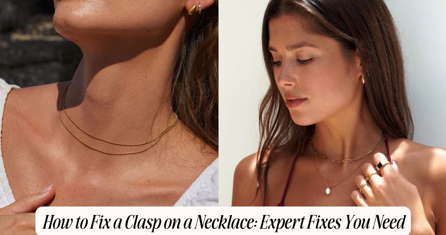 how to fix a clasp on a necklace