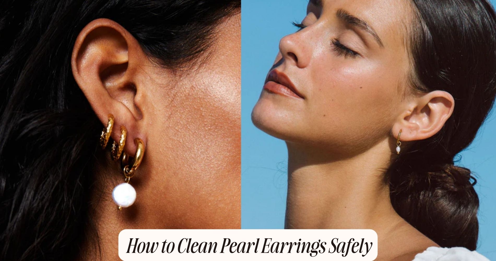 how to clean pearl earrings