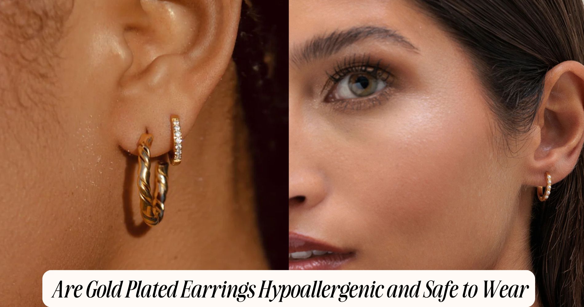 are gold plated earrings hypoallergenic