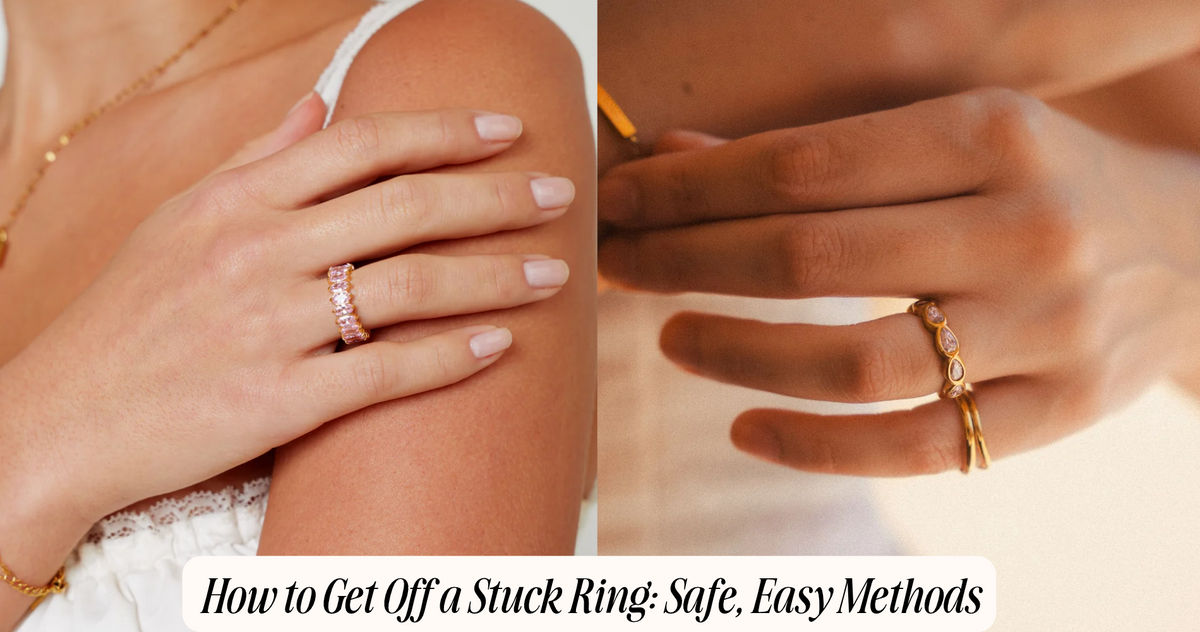 how to get off a stuck ring