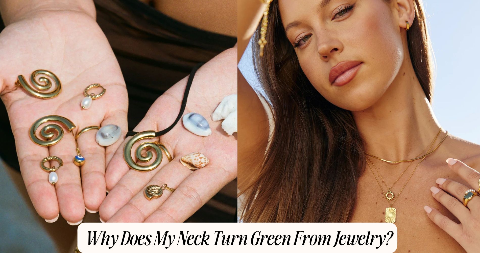 why does my neck turn green from jewelry