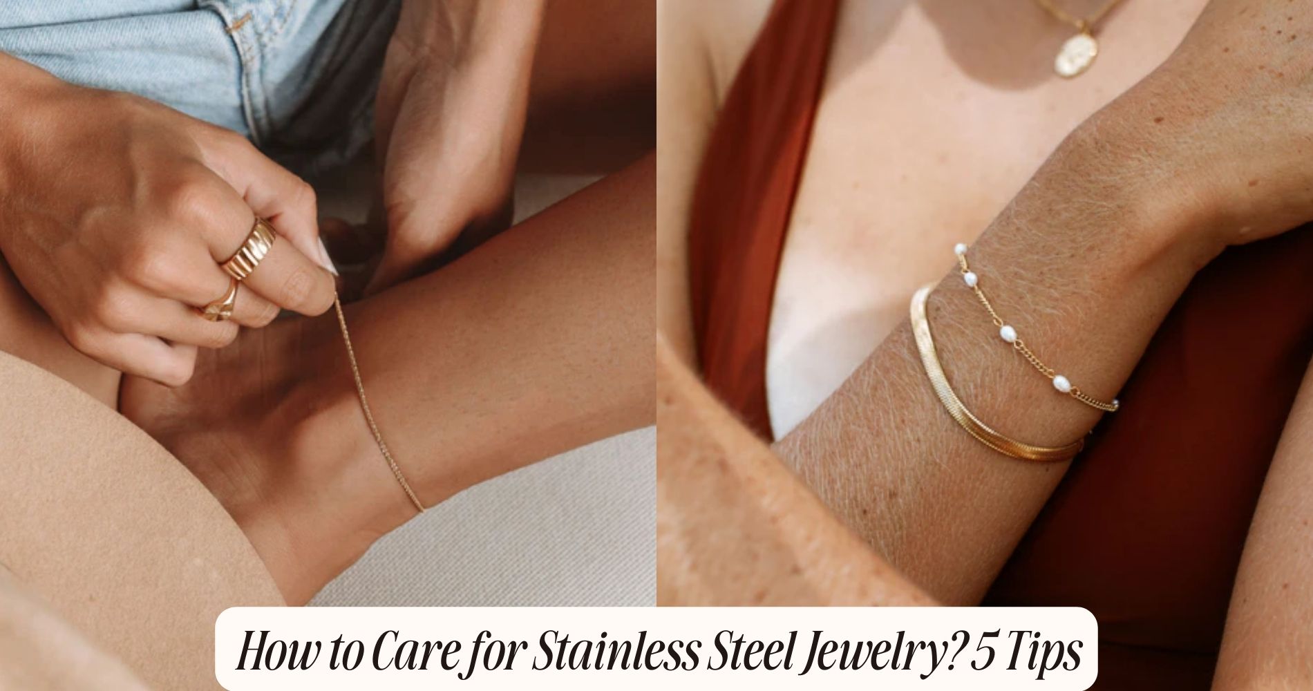 how to care for stainless steel jewelry