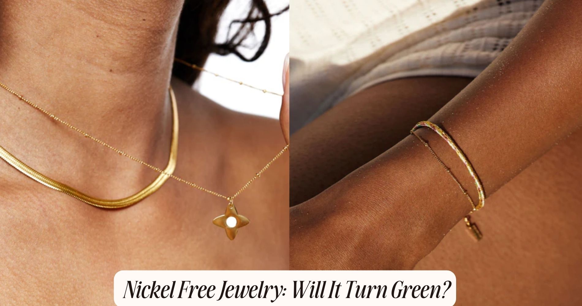 does nickel free jewelry turn green