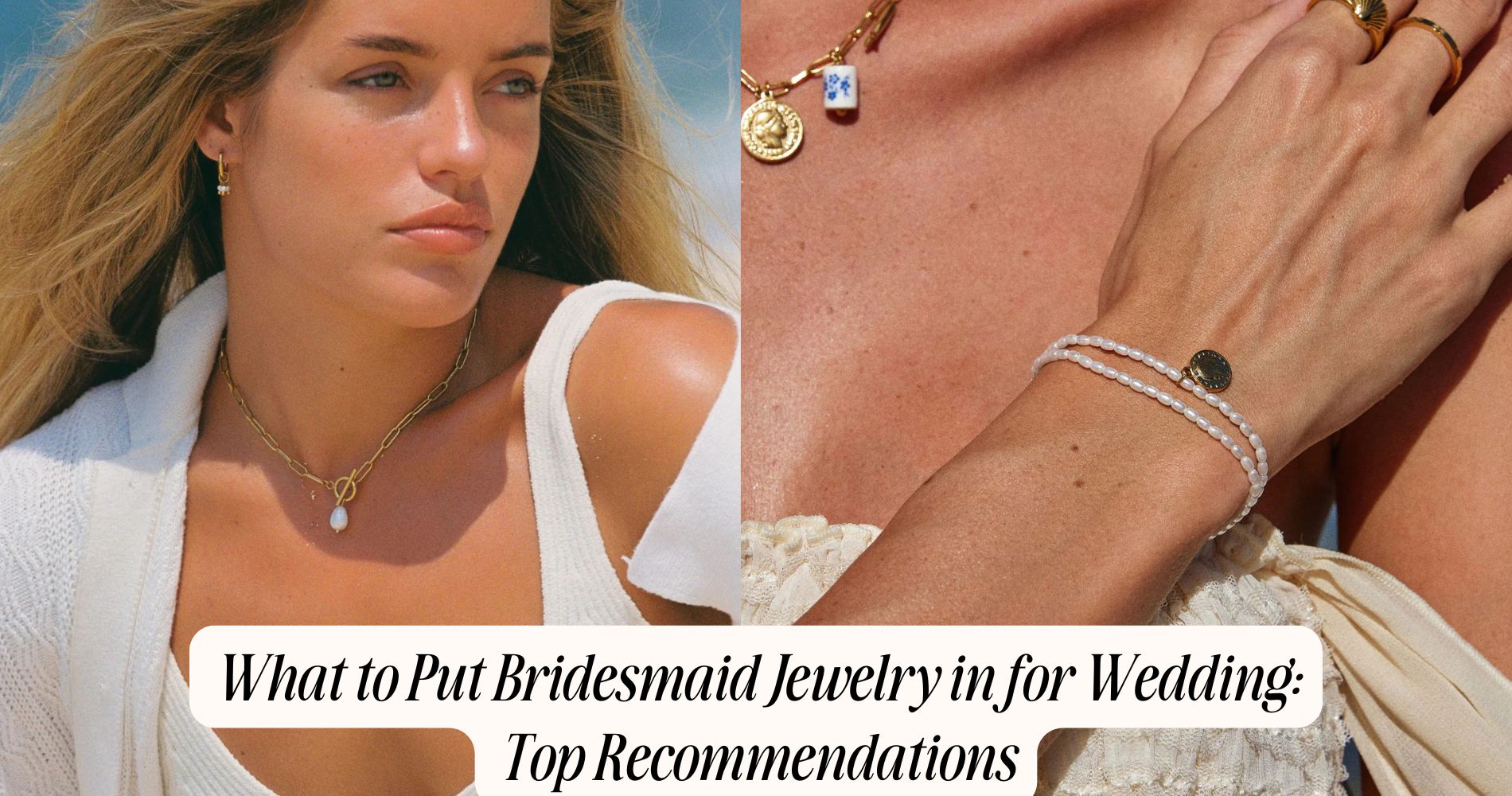 what to put bridesmaid jewelry in for wedding​