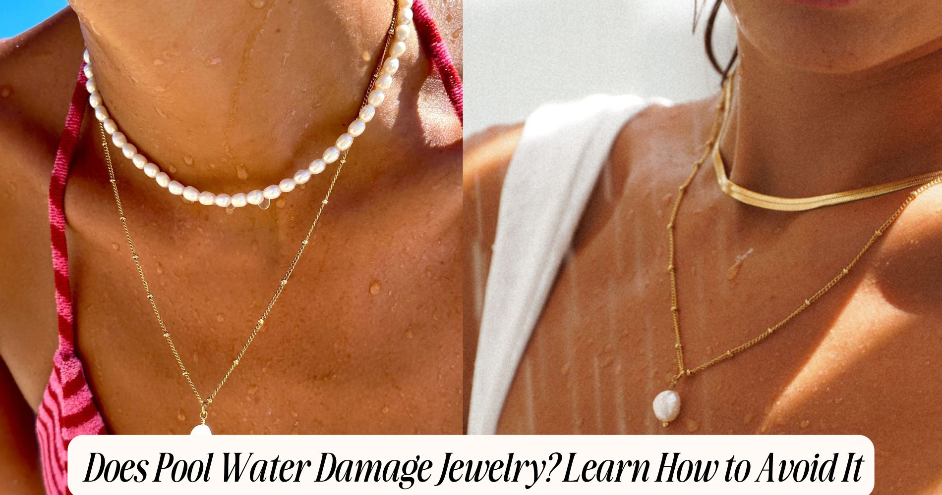 does pool water damage jewelry