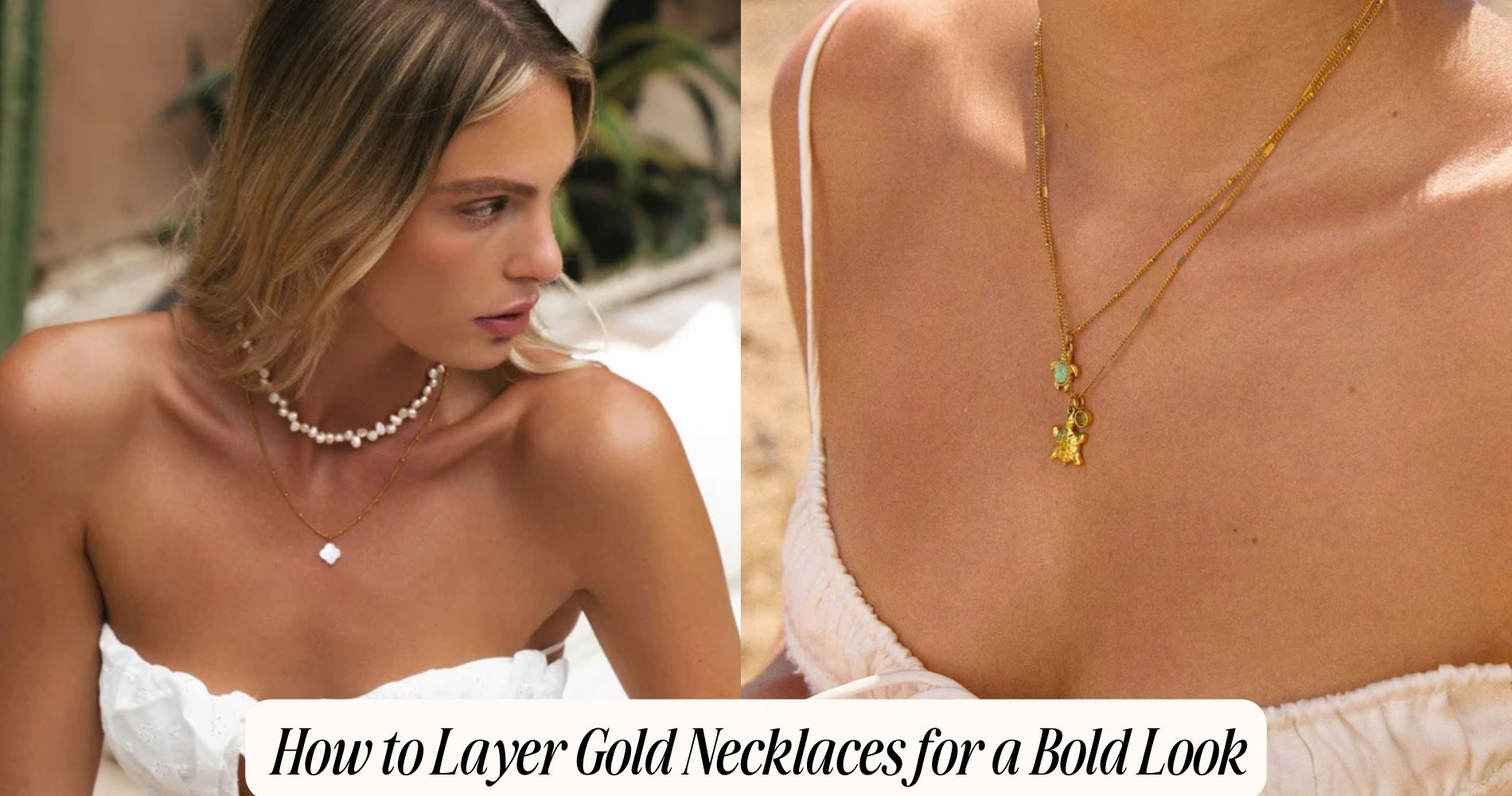 how to layer gold necklaces