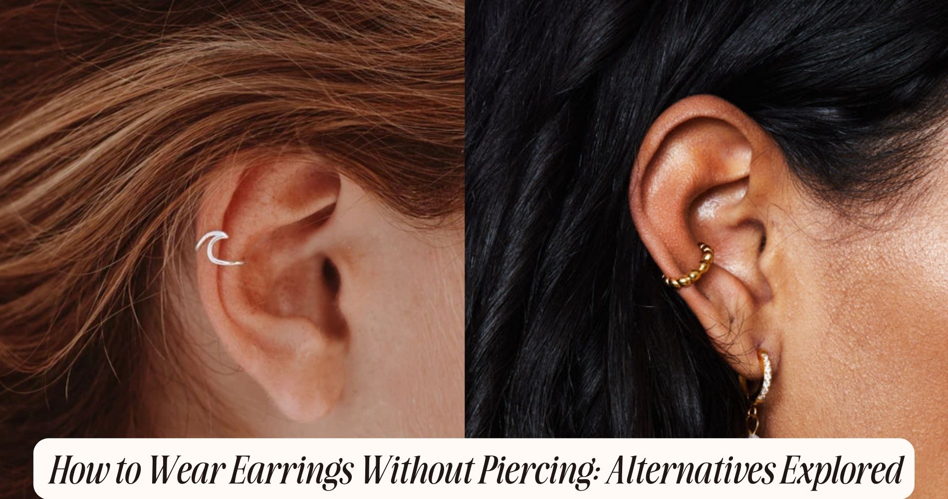 how to wear earrings without piercing