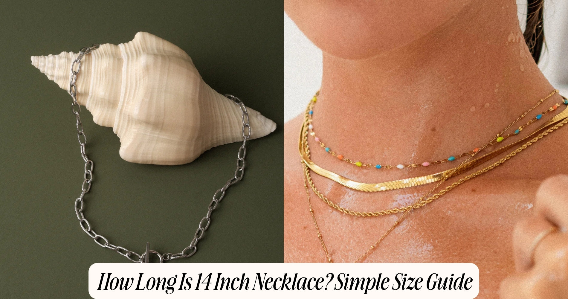 how long is 14 inch necklace