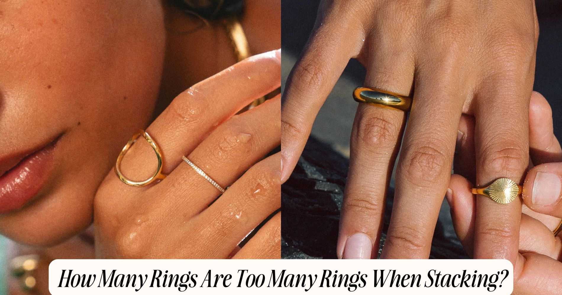 How Many Rings Are Too Many Rings When Stacking?