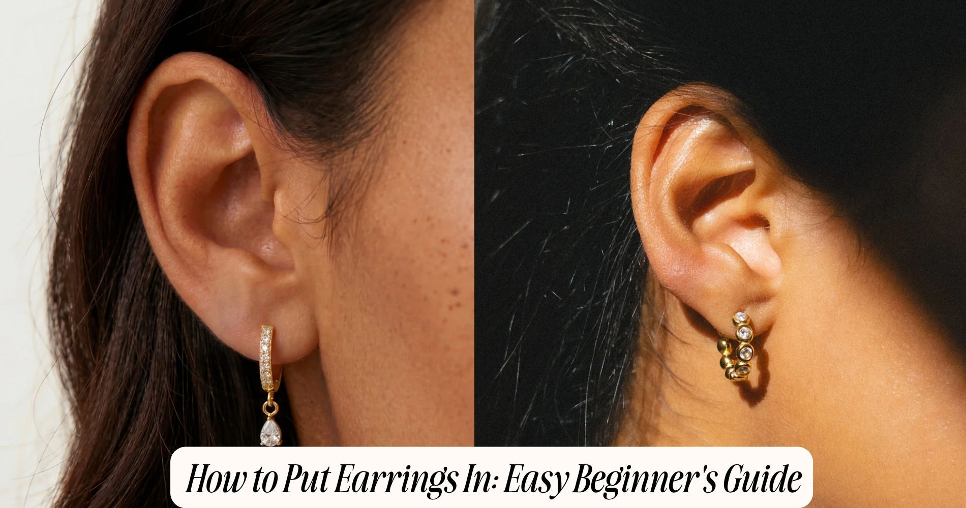 how to put earrings in