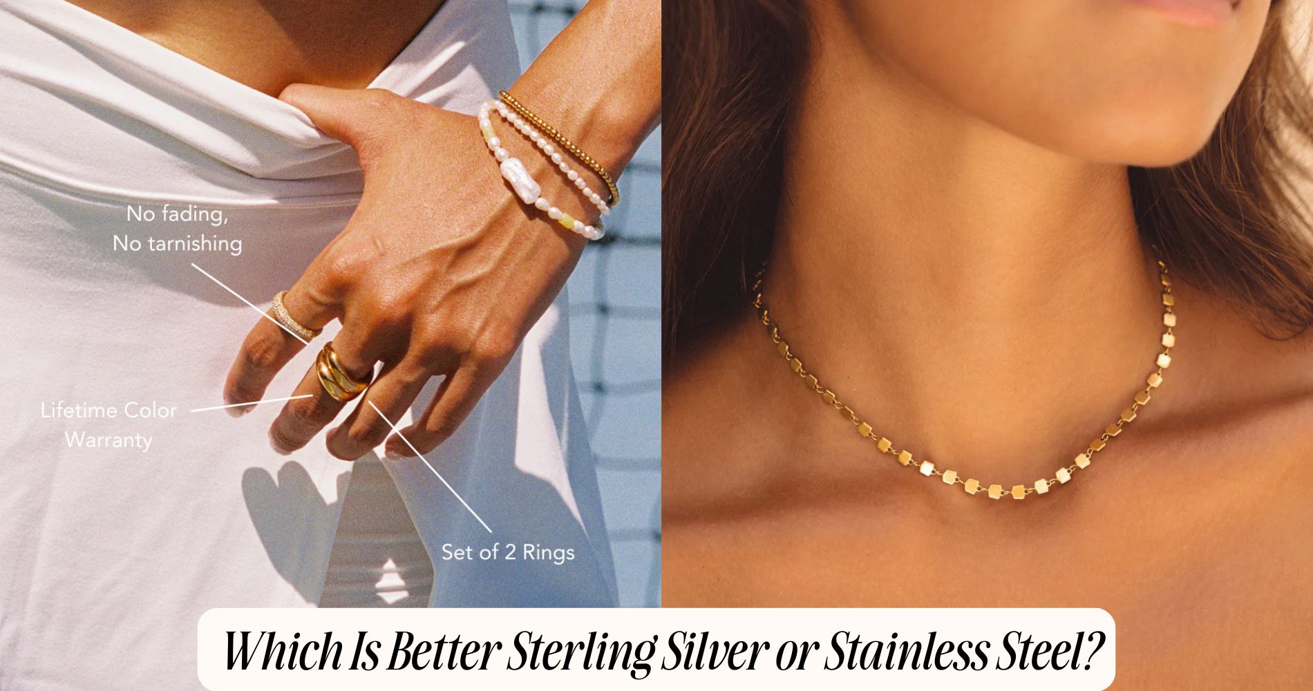 which is better sterling silver or stainless steel