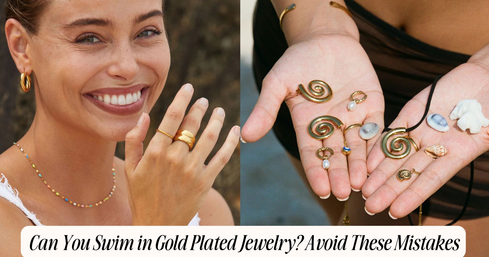 can you swim in gold plated jewelry