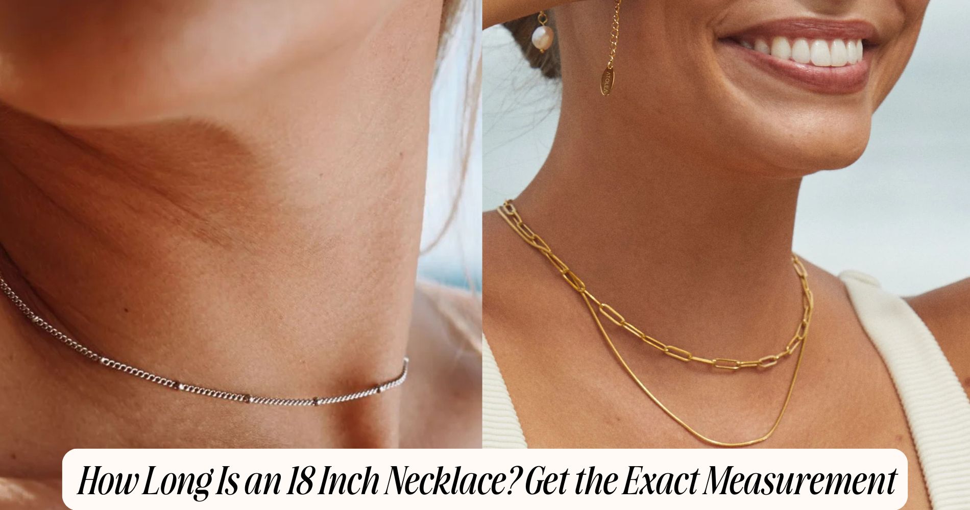 how long is an 18 inch necklace​
