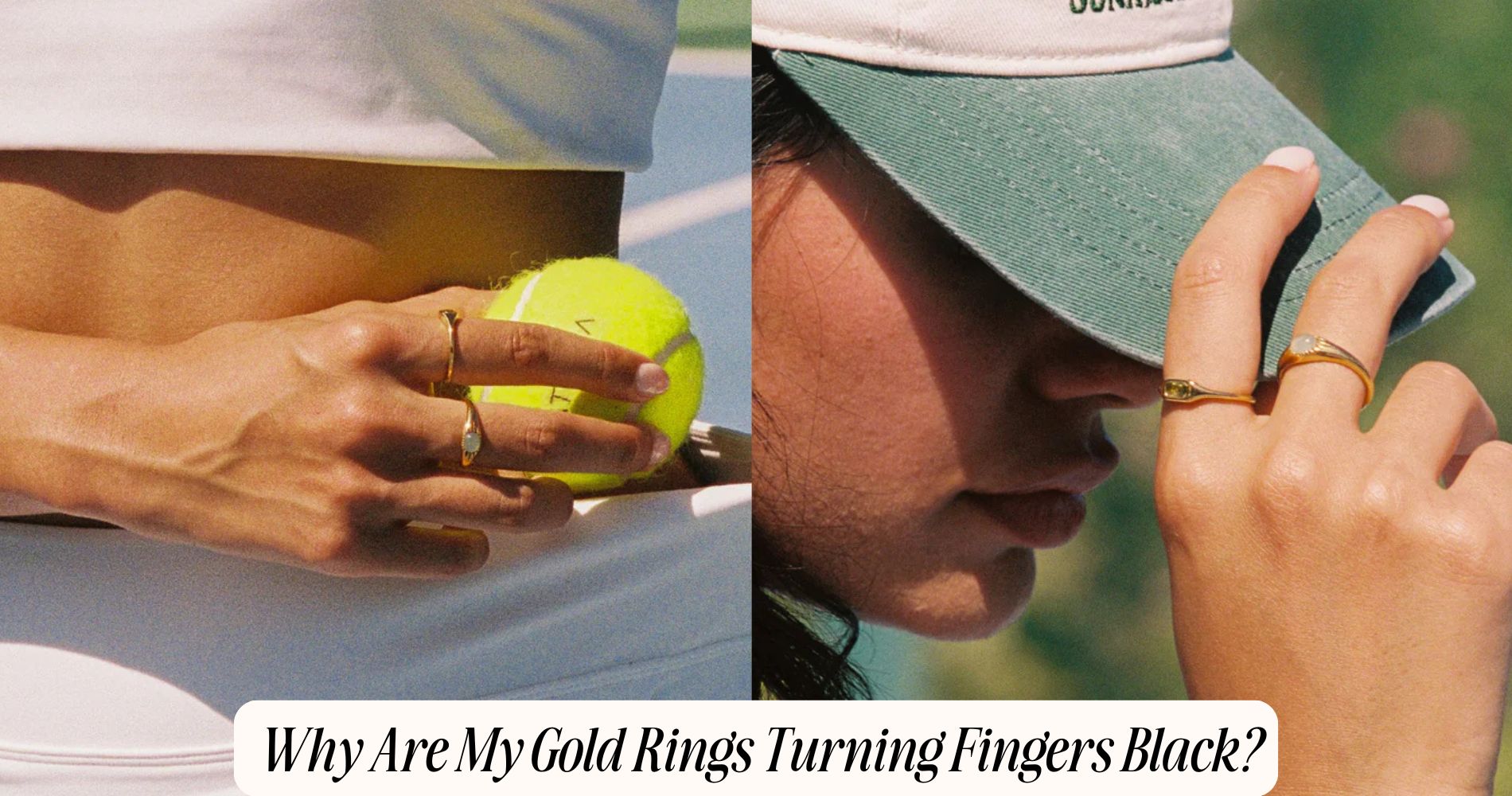 why are my gold rings turning fingers black​