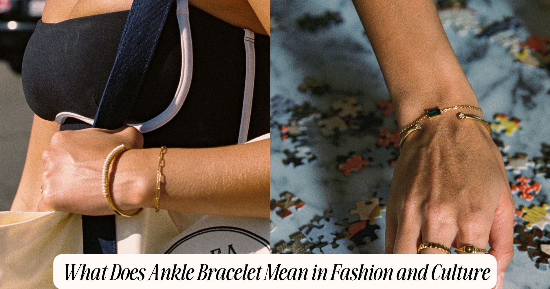 what does ankle bracelet mean​