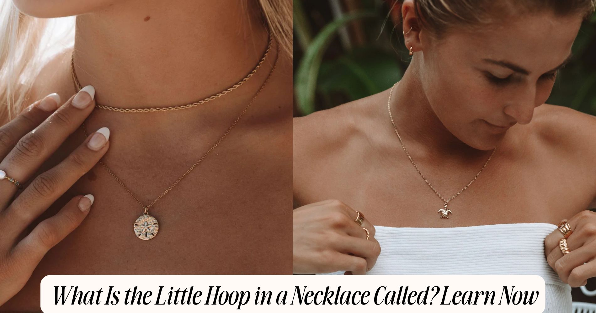 what is the little hoop in a necklace called​