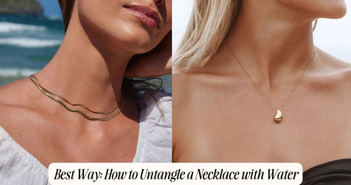 Best Way: How to Untangle a Necklace With Water