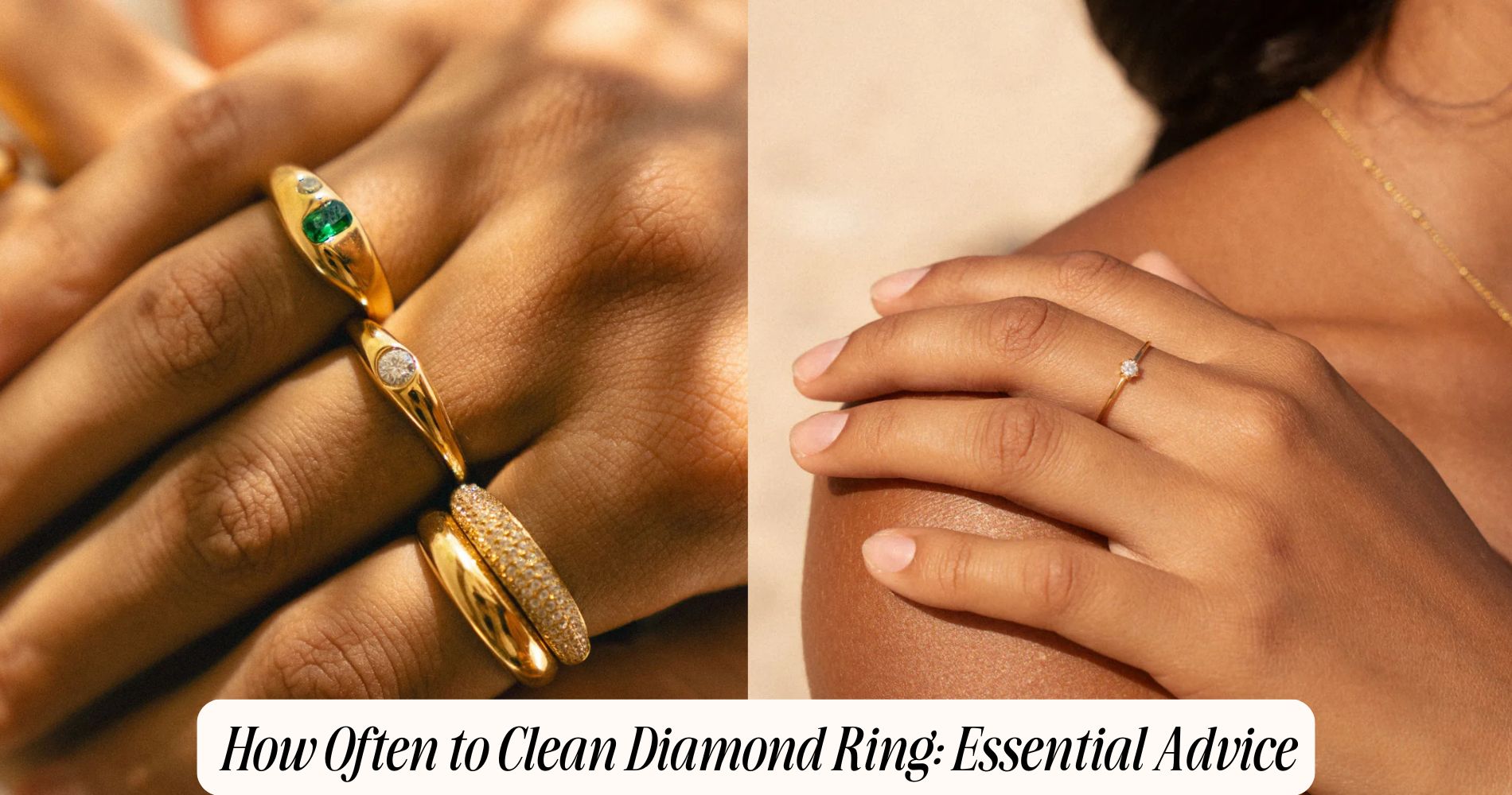 how often to clean diamond ring​