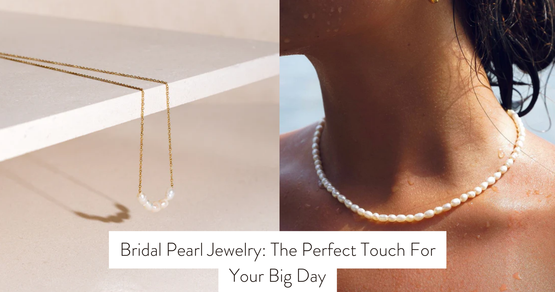 bridal pearl jewelry