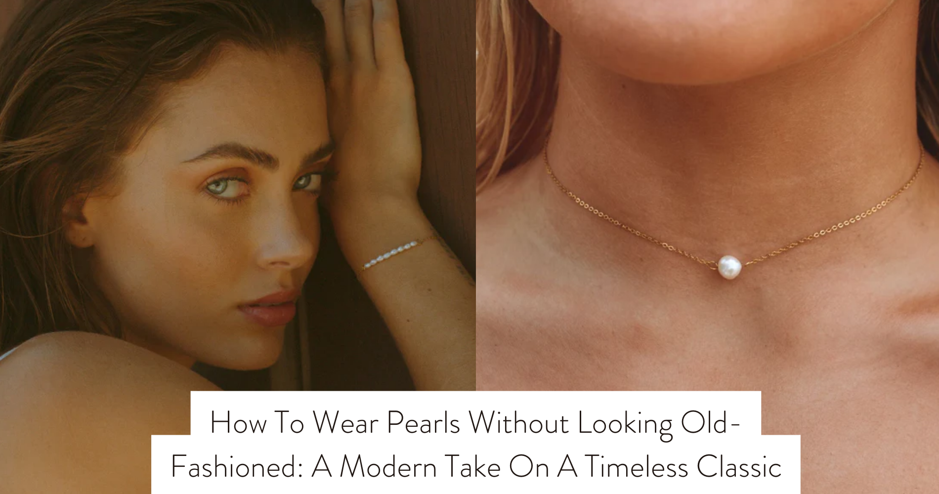 how to wear pearls without looking old-fashioned