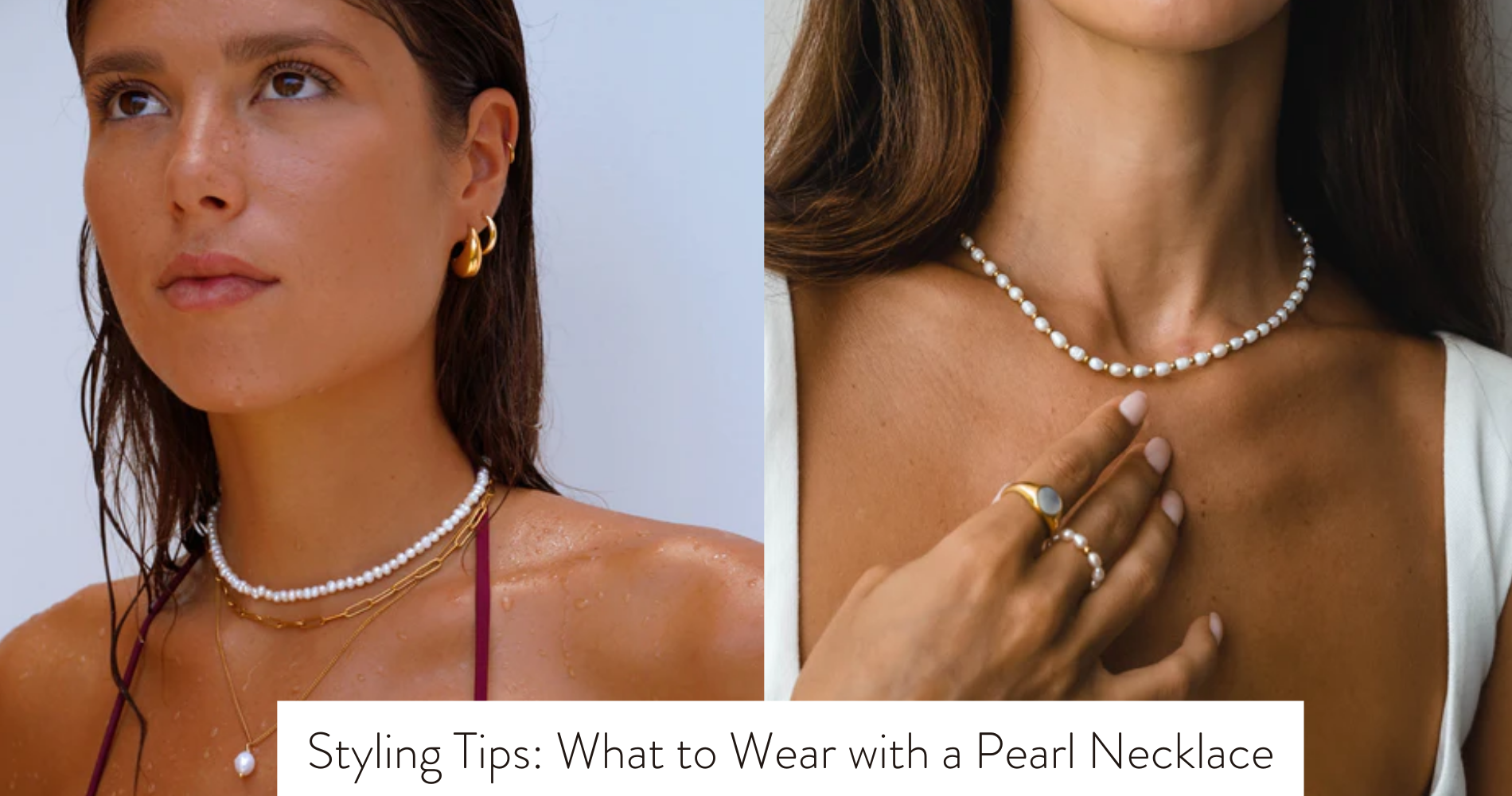 what to wear with pearl necklace
