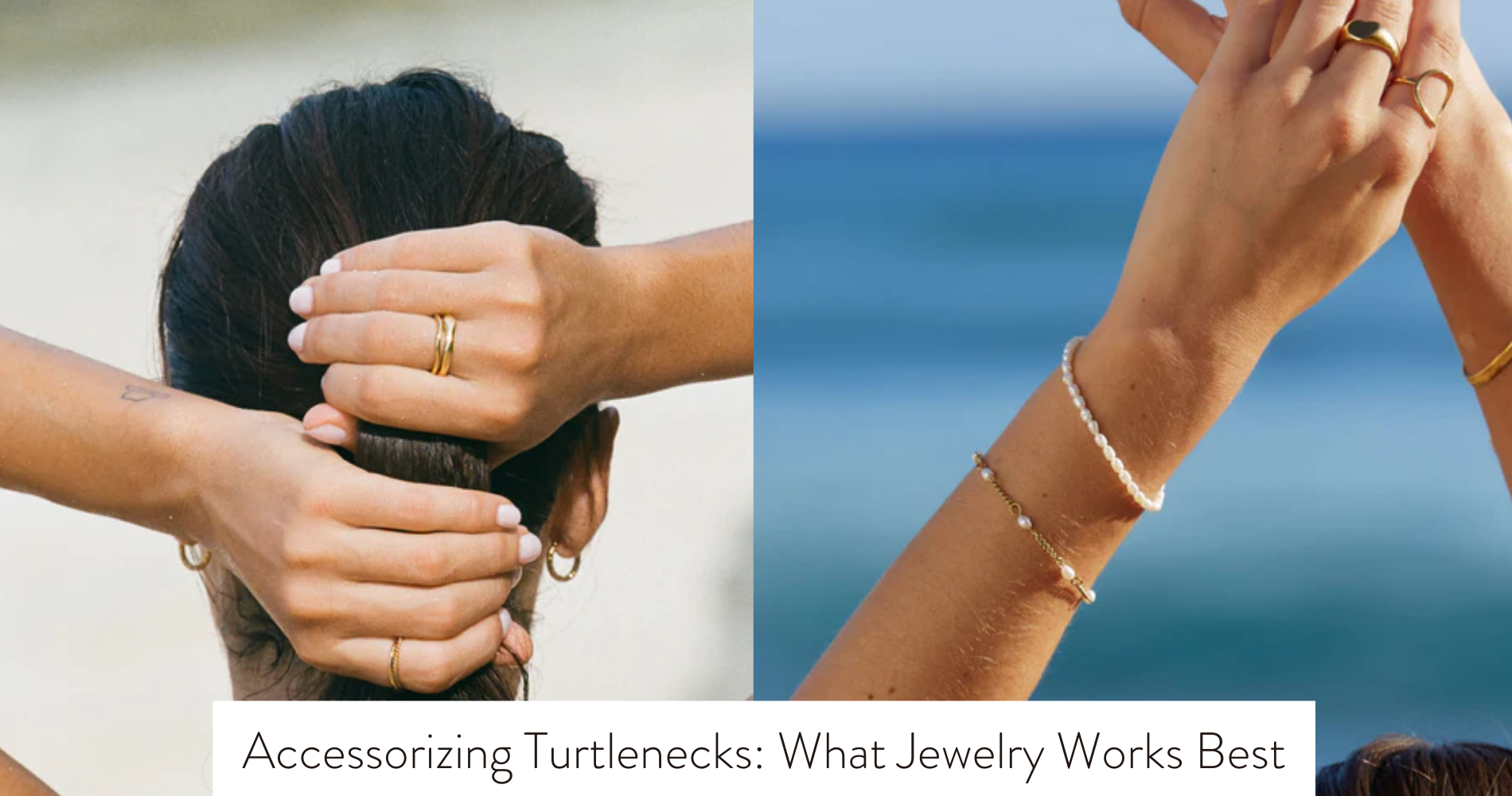 what jewelry to wear with turtleneck