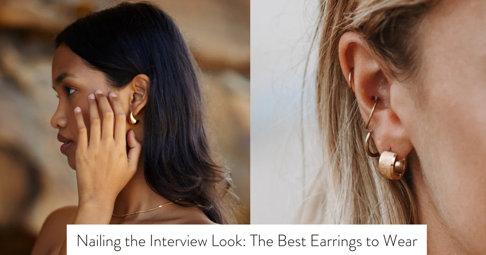 Nailing the Interview Look The Best Earrings to Wear