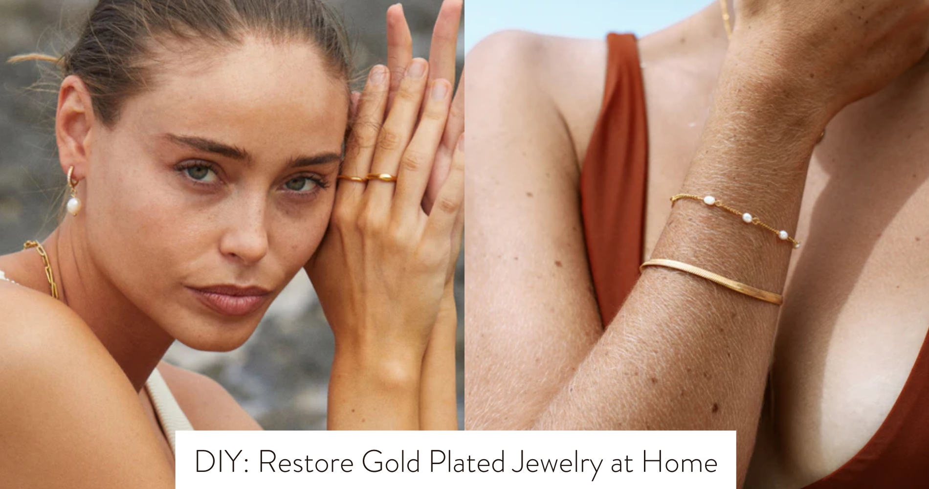 how to restore gold plated jewelry at home