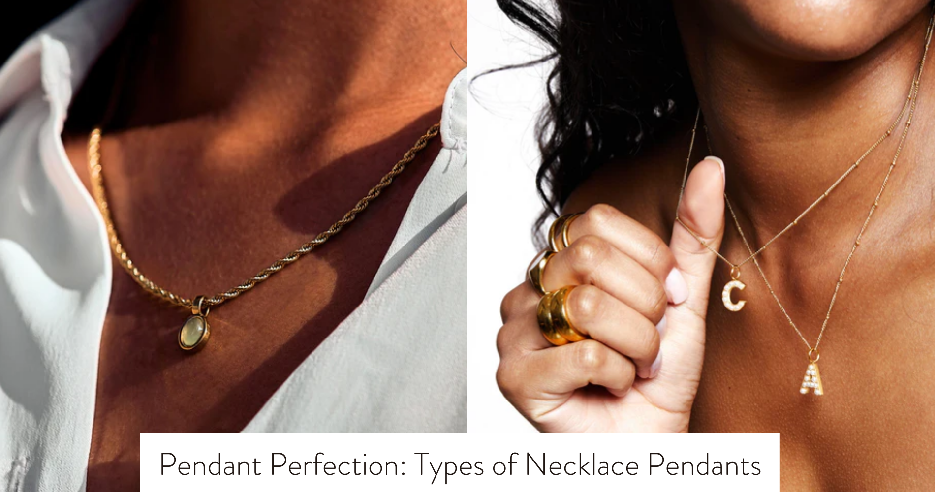 types of necklace pendants