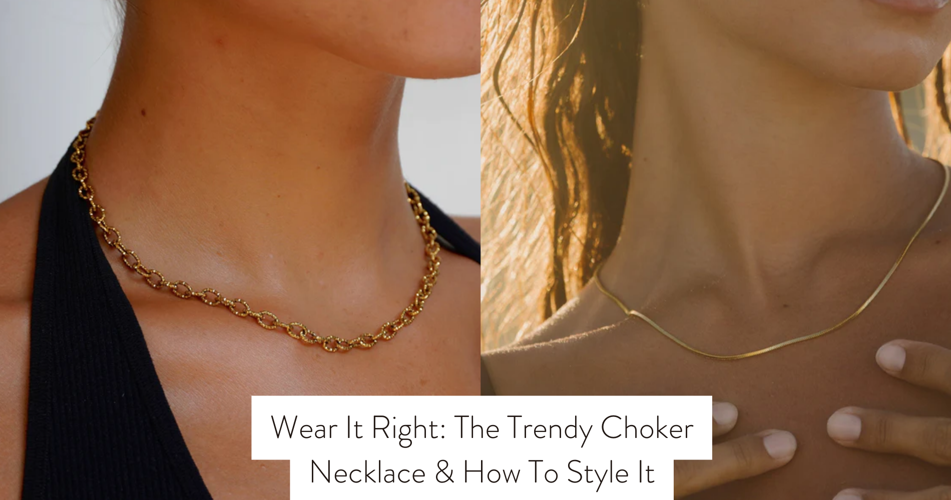 trendy choker necklace