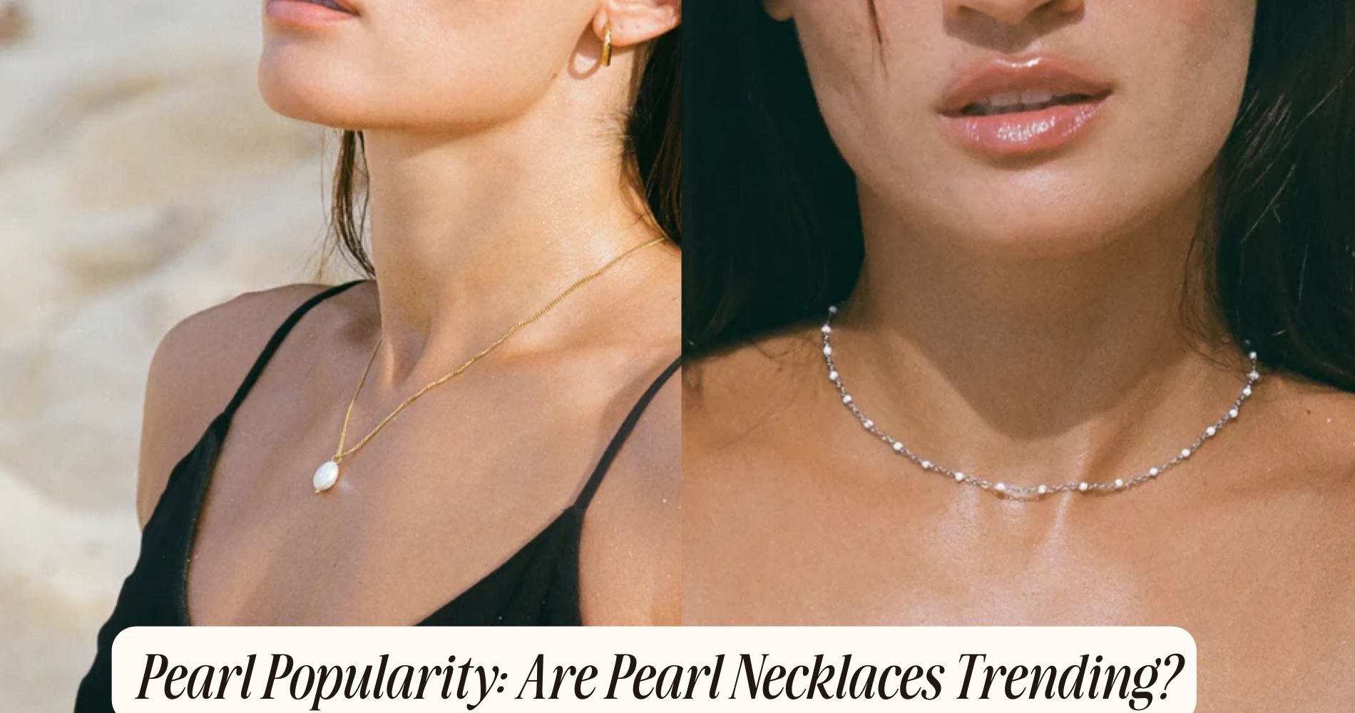 are pearl necklaces in style