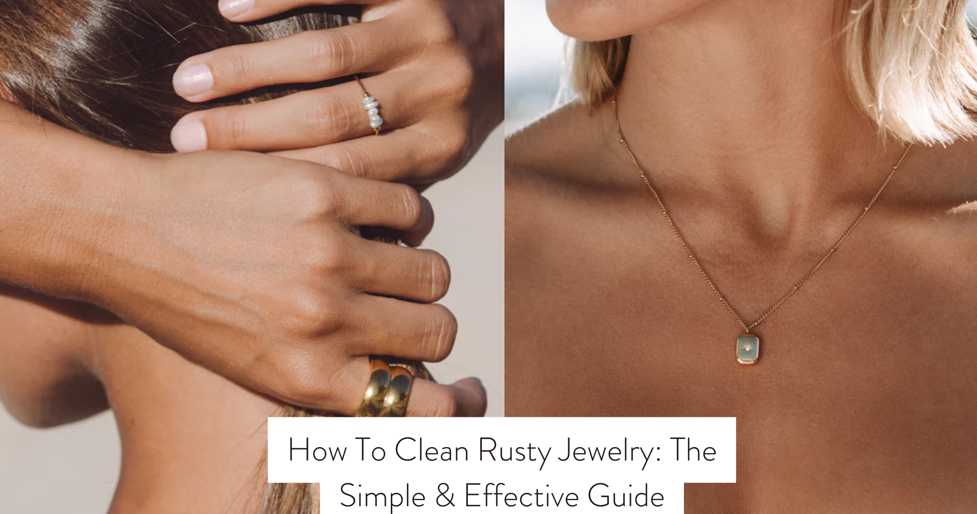 how to clean rusty jewelry