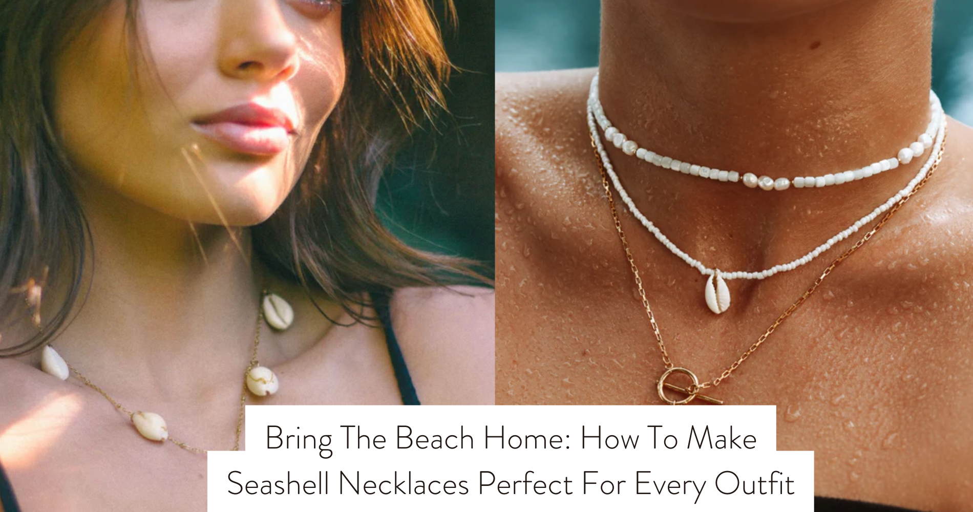 seashell necklaces