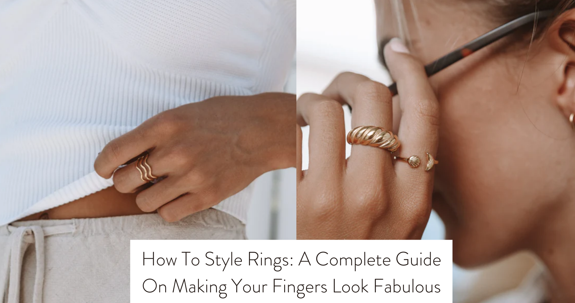 how to style rings