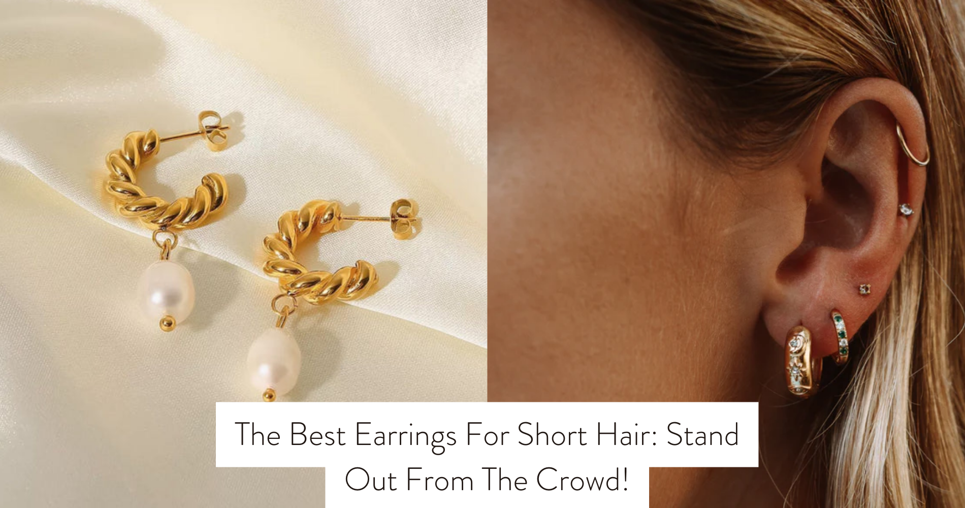 best earrings for short hair