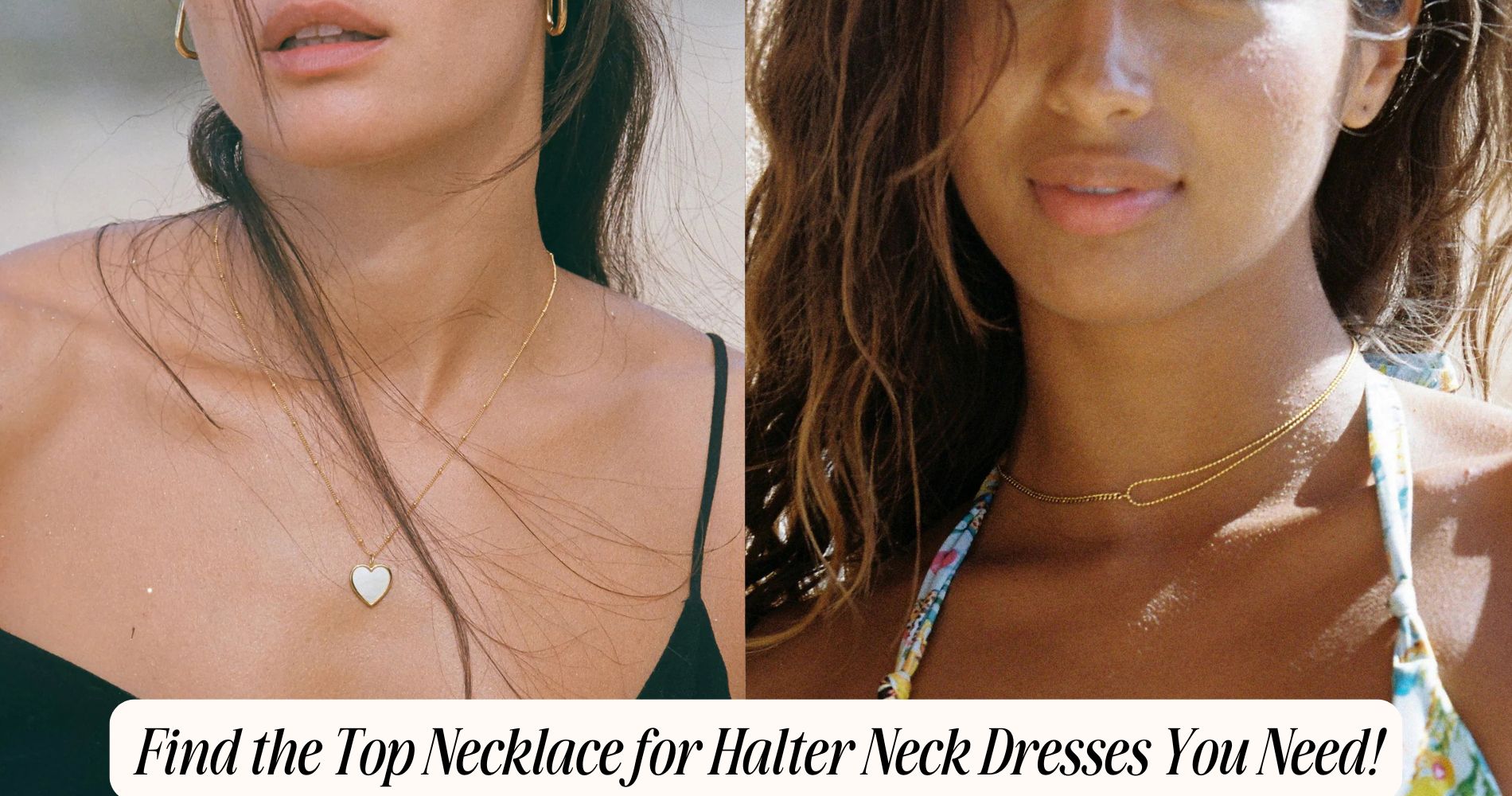 necklace for halter neck dress