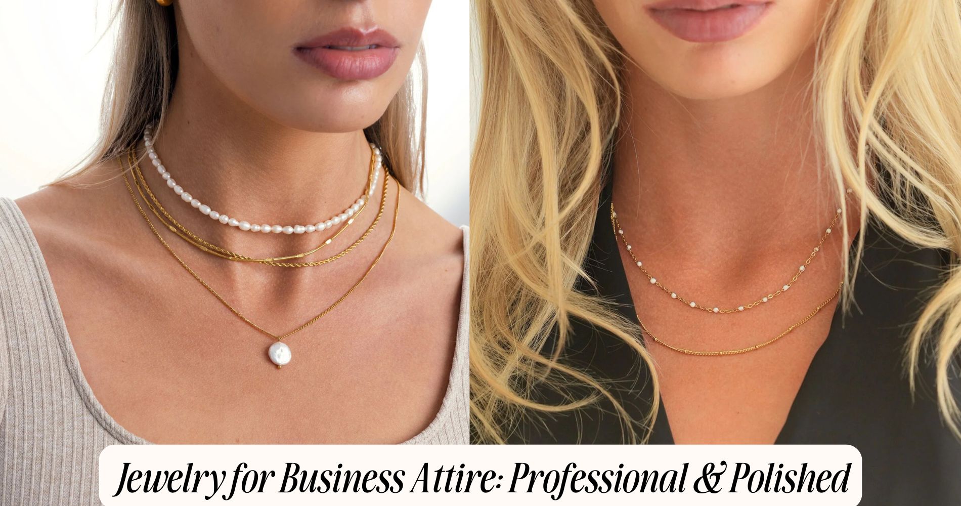 jewelry for business attire