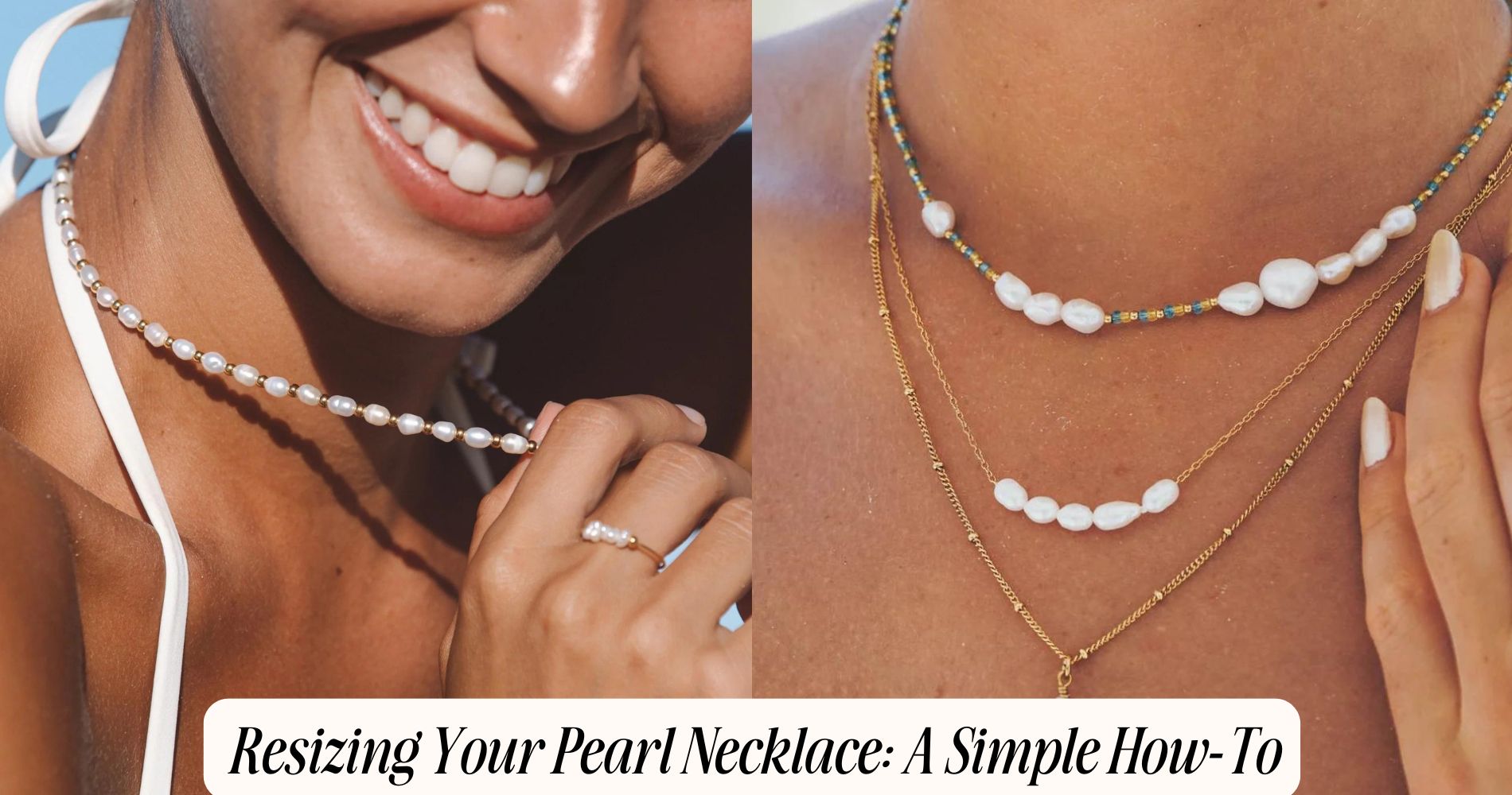 resizing pearl necklace