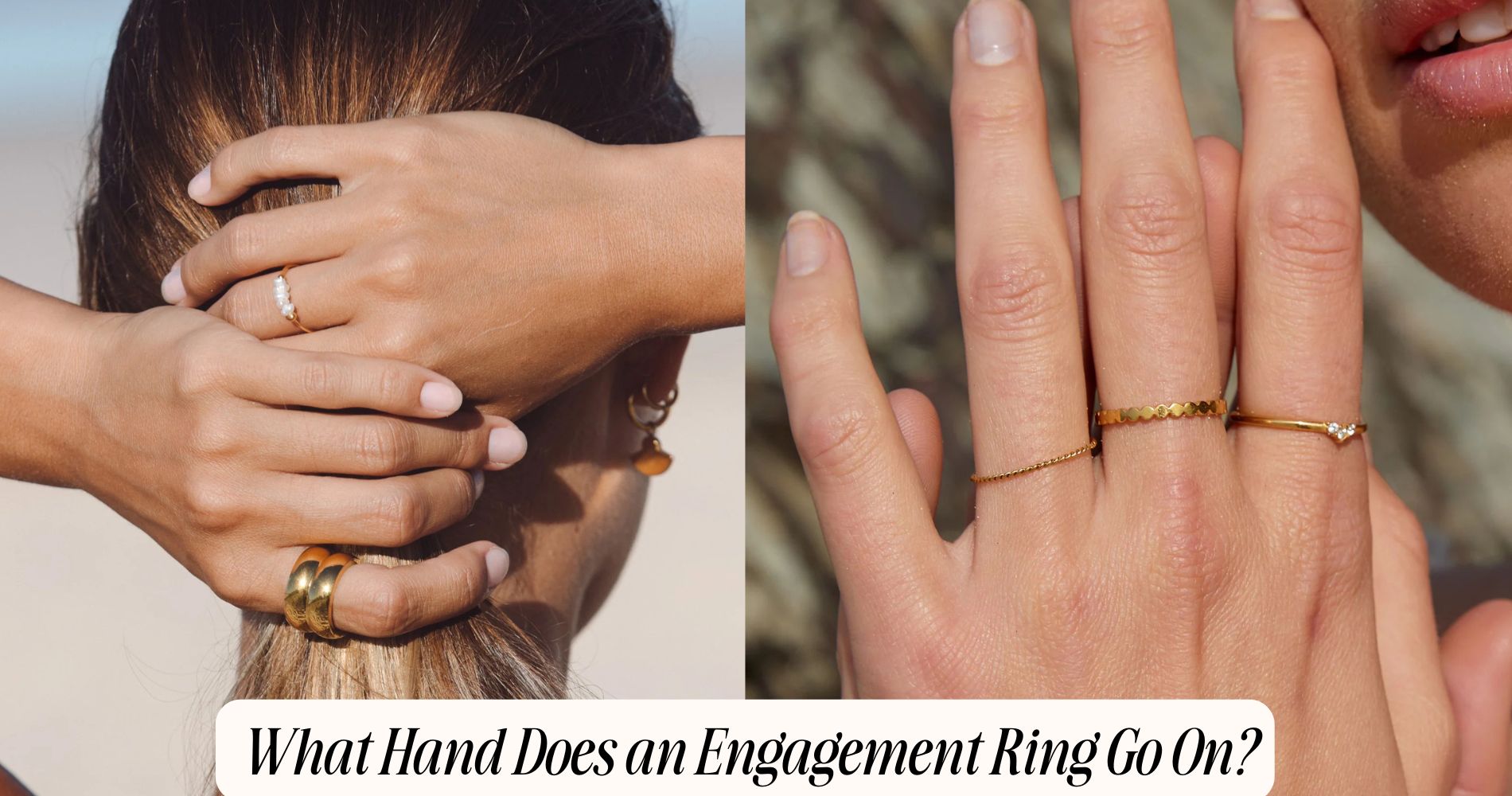 what hand does an engagement ring go on