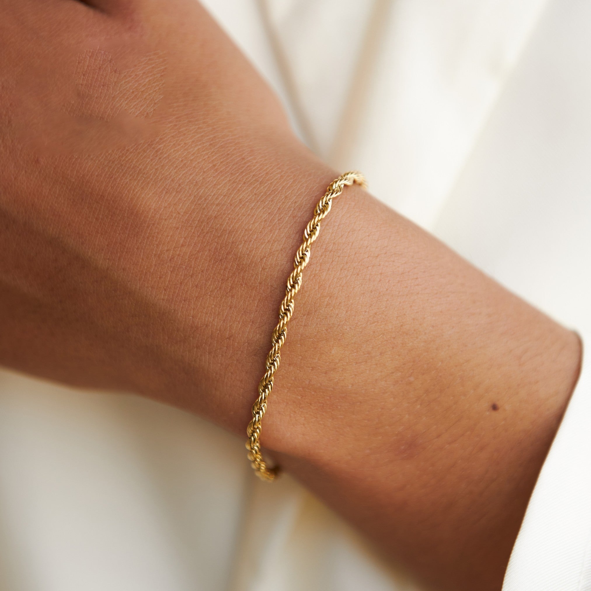 Stackable Gold Bracelets