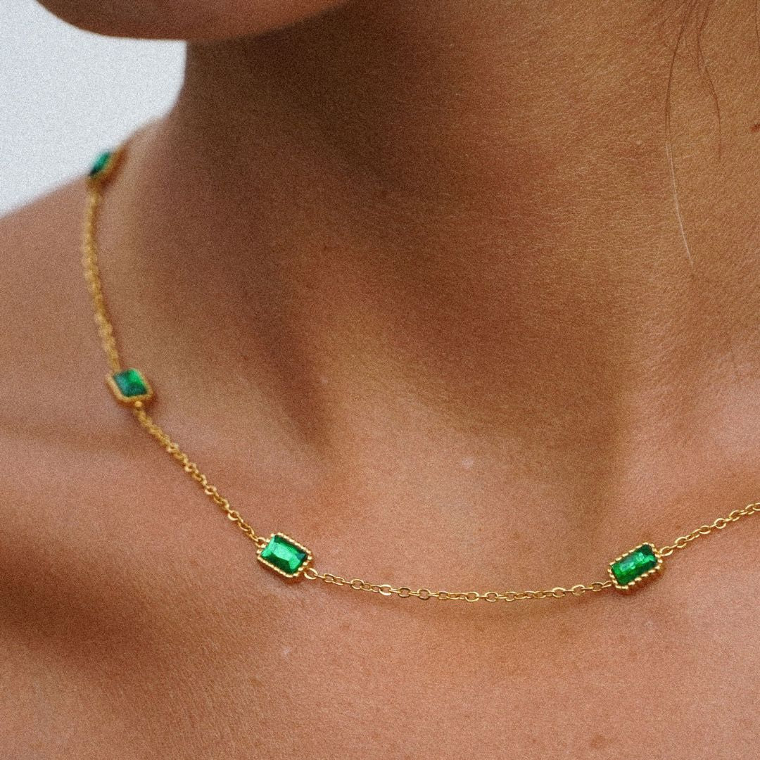 green stone jewelry