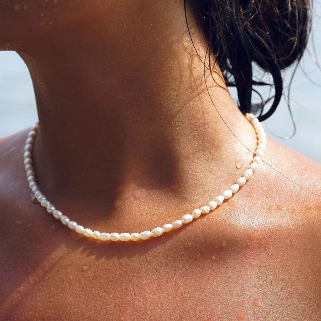 mini pearl necklace