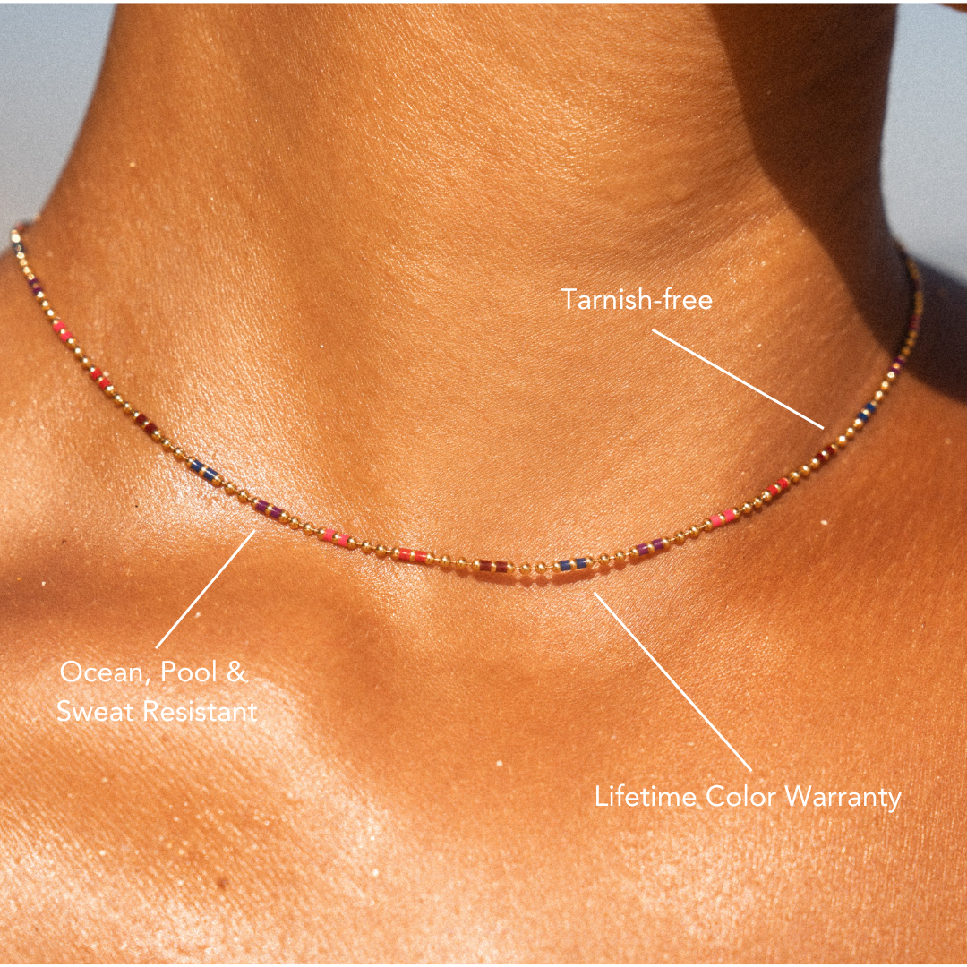 Bahia Choker Gold Detail