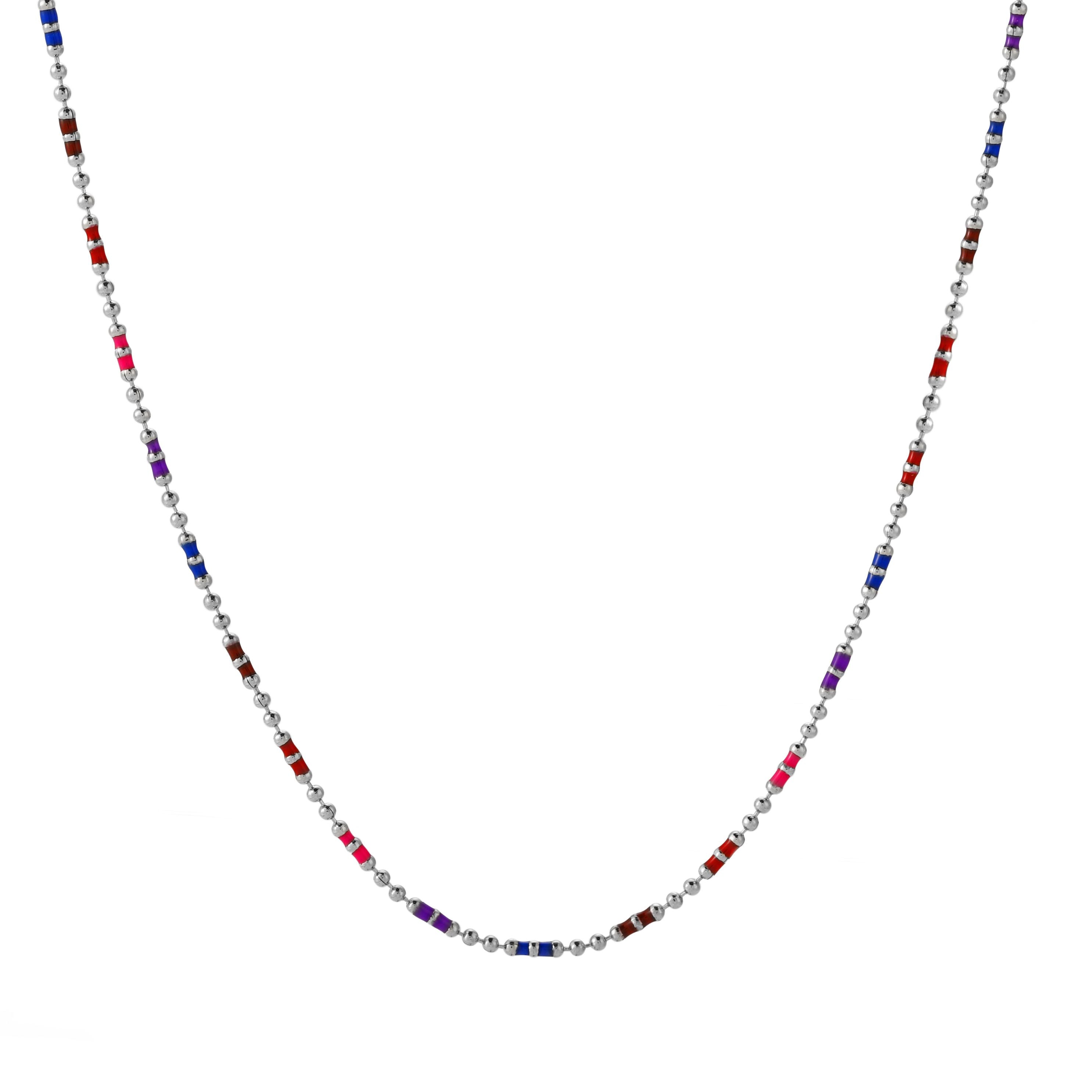Bahia Colorful Choker White Background