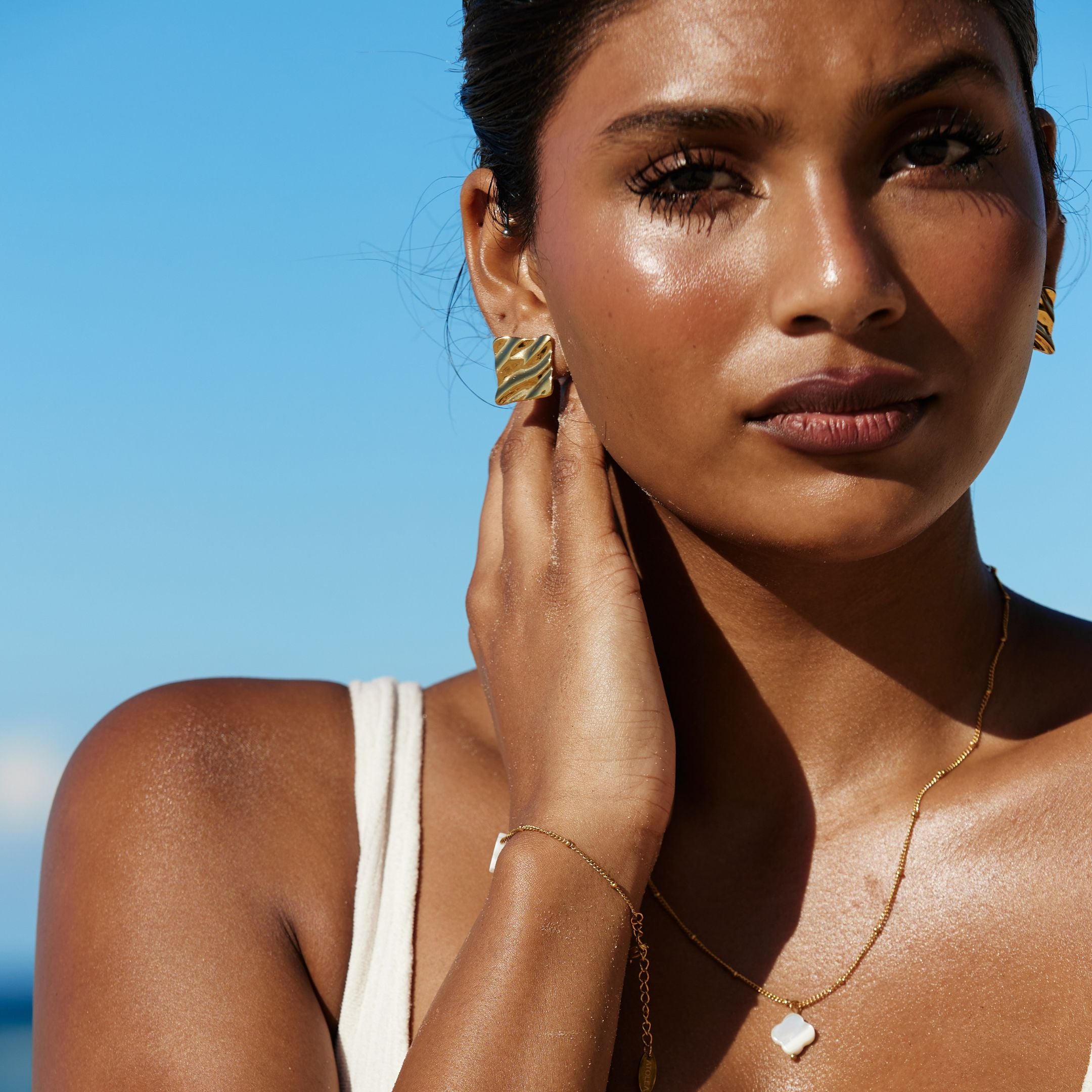Beachy earrings