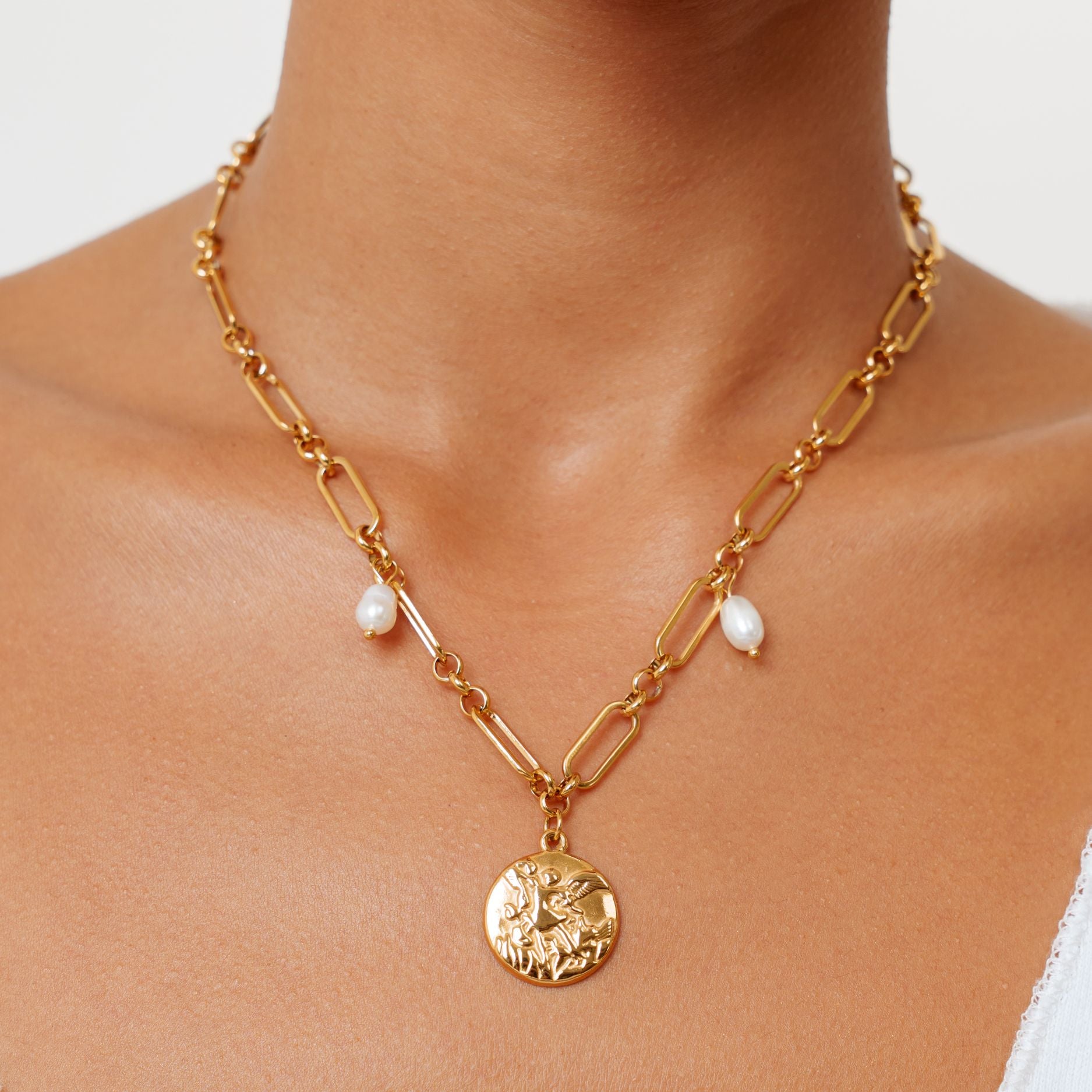 Bold Coin Necklace