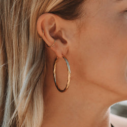 Bold Hoops Twisted