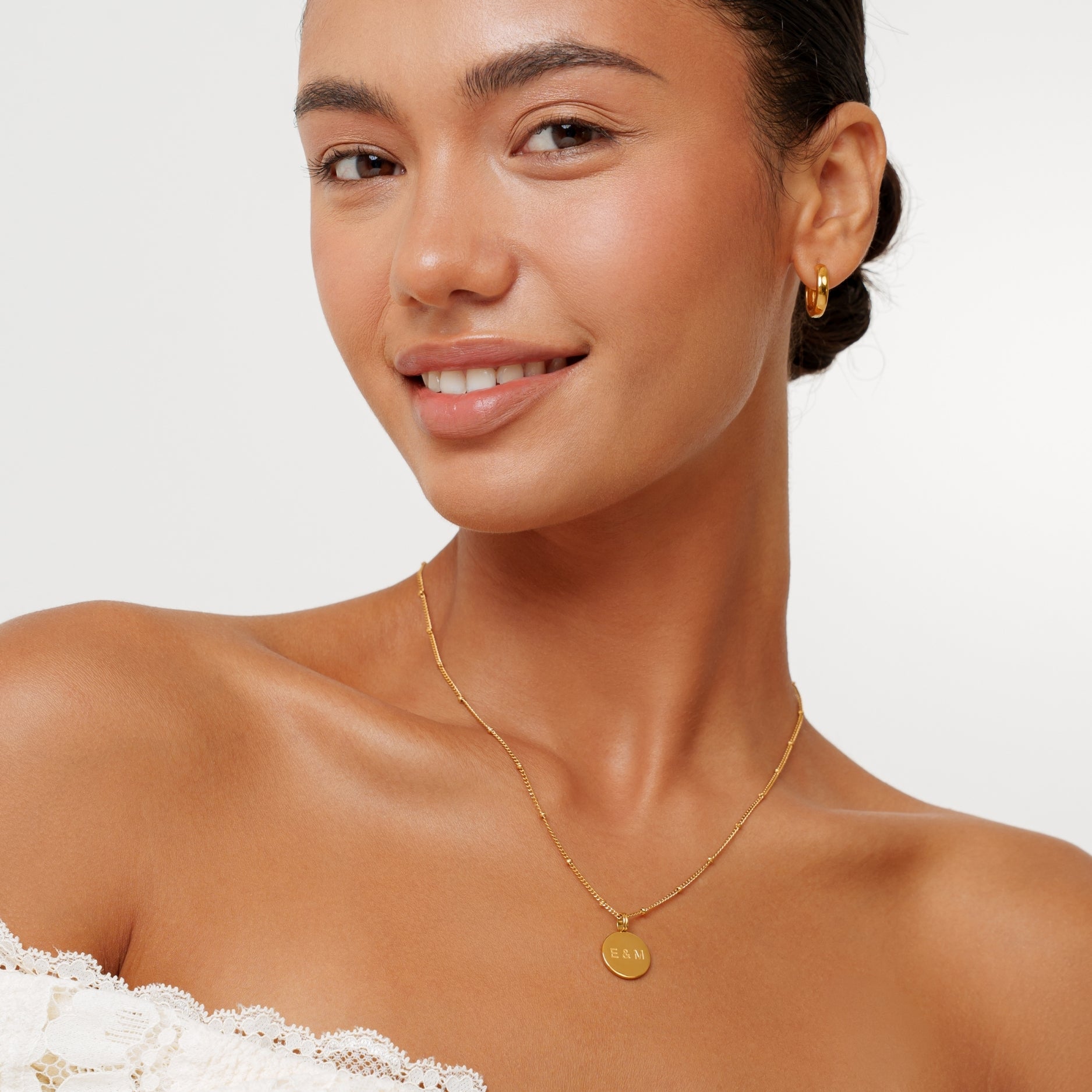 Dainty Beaded Pendant
