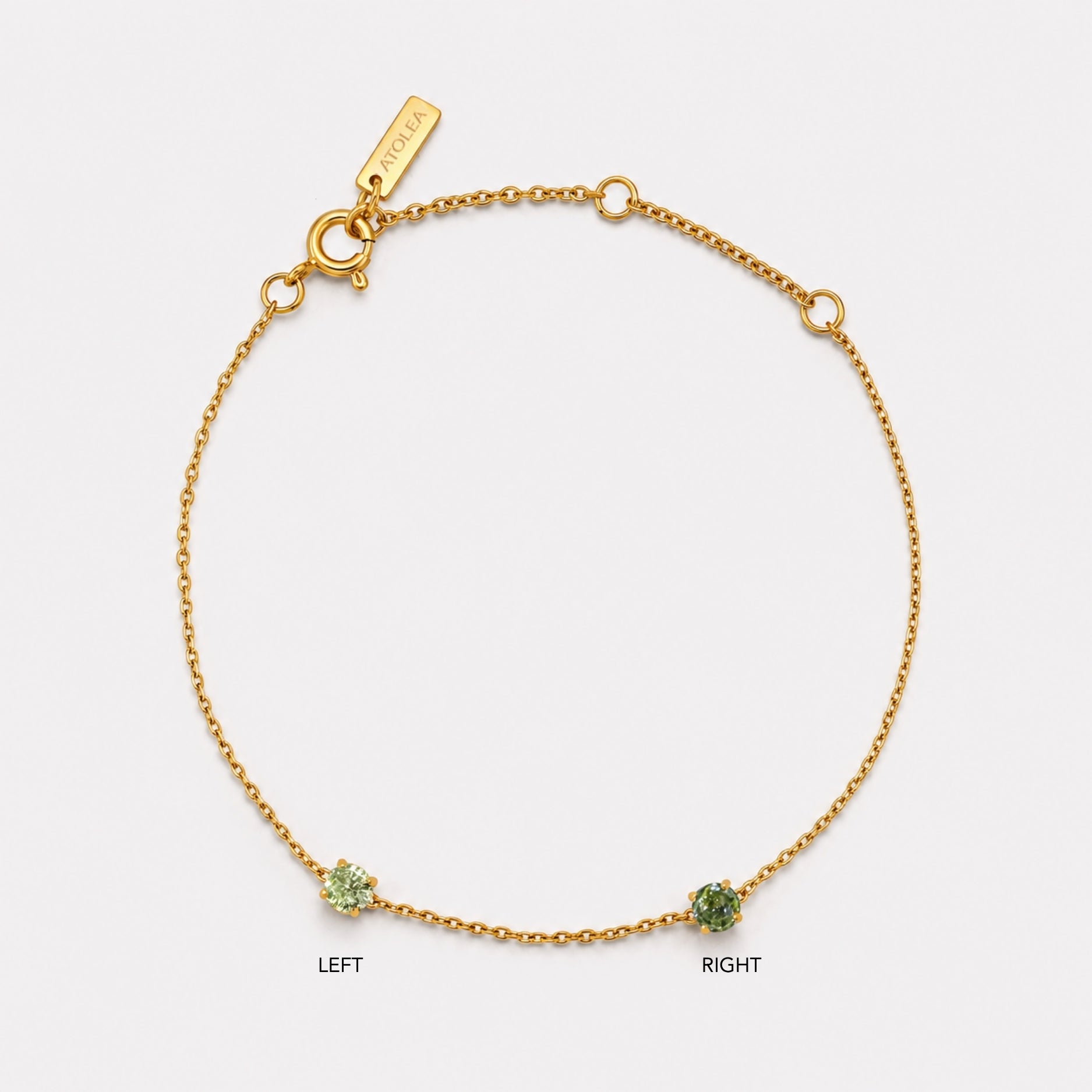 Double Birthstone Bracelet