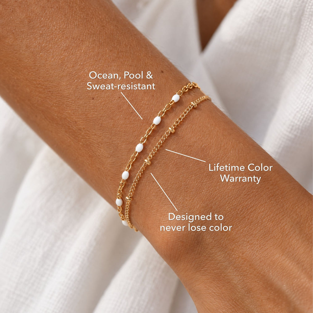 Double Simple Bracelet